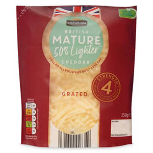 Grated Half Fat Cheddar Cheese