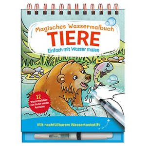 Wassermalbücher, Tiere