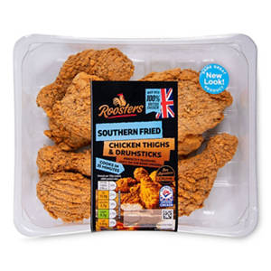 Seasoned Southern Fried Chicken Thighs & Drumsticks 800g