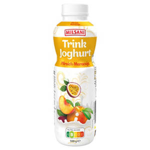Trinkjoghurt 500 g, Pfirsich-Maracuja