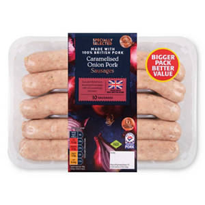 XXL Caramelised Onion Sausages