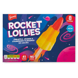 Rocket Lollies 8 Pack
