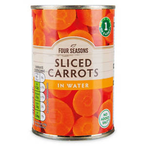 Sliced Carrots in Water