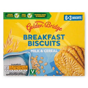Milk & Cereal Breakfast Biscuits 6 Pack