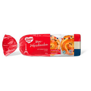 MEINE KUCHEN WELT Mini Hefeschnecken 300 g, Mit Schoko