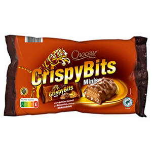 Schokoriegel Mix Dreifach 400 g, Crispy Bits
