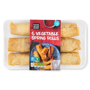 Vegetable Spring Rolls 6 Pack