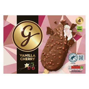 Toffee & Vanilla Ice Cream Cones 4 Pack