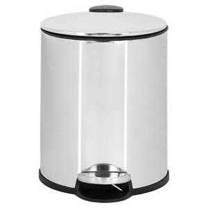 Badeimer 5 l, Rund, Edelstahl