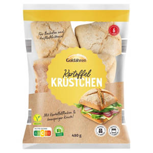 Kartoffelkrüstchen, Dinkel 480 g