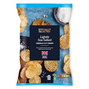 Lightly Sea Salted Crinkle Cut Crisps