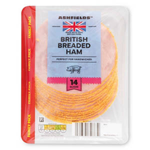 British Breaded Ham 14 Slices