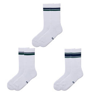Damen und Herren Tennis-Socken 3er-Pack, Damen, Schwarz/Blau/Grün, Gr. 39/42