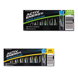 Super Alkaline Batteries AA