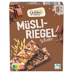 Müsli-Riegel 8 x 25 g, Schoko