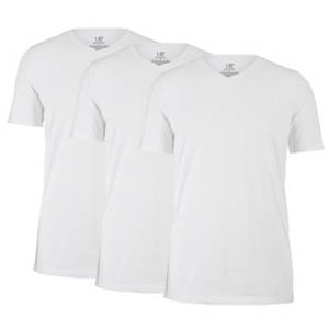 Herren Unterhemd 3er-Pack, Weiß, XXL