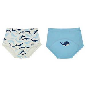 Kinder Trainings-Unterwäsche 2er Pack, Blau