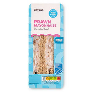 Prawn Mayonnaise on Malted Brown Bread Sandwich