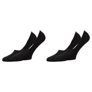 Damen oder Herren Socken 2er-Pack, Schwarz, 39/42