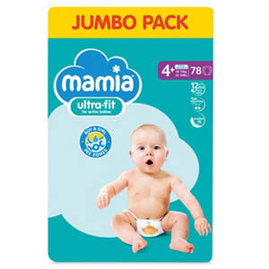 Fred & Flo Ultra Dry Nappies Size 4+ Jumbo Pack 78 Pack