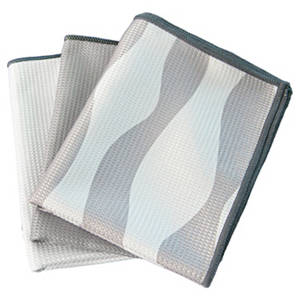 Mikrofaser-Geschirrtücher 3er-Pack, Grau