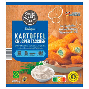 Kartoffeltaschen 600 g, Frischkäse-Kräuter