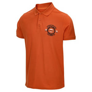 Herren Polo-Shirt, Orange, M