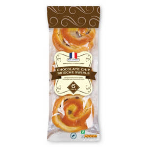 Chocolate Chip Brioche Swirls