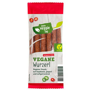 Vegane Wurzerl 80 g, Jalapeno-Chili