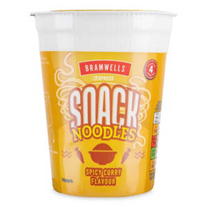 Spicy Curry Flavour Snack Noodles Pot