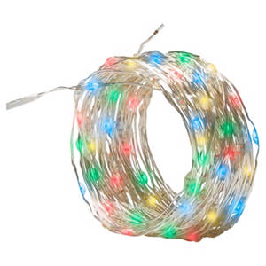 Solar-Beleuchtung, Mikrodraht, Bunt