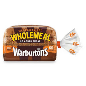 Medium Sliced Wholemeal No Added Sugar Loaf
