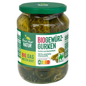 Bio-Gewürzgurken 360 g