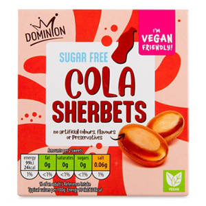 Sugar Free Blackcurrant & Liquorice Sherbet Sweets