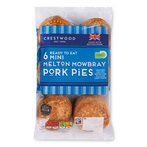Mini Melton Pork Pies 6 Pack