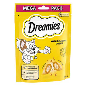 DREAMIES Cat Treat Biscuits With Cheese Flavour 200g