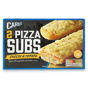 Cheese & Tomato Pizza Subs 2 Pack