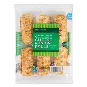 Cheese & Onion Rolls 6 Pack