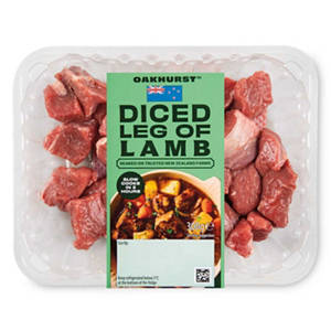 Tender Diced Lamb 300g