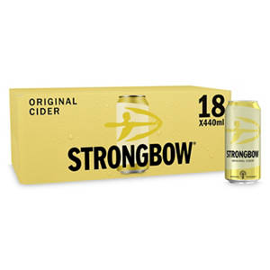 Strongbow Original Cider Can 18x440ml