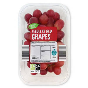 Refreshing & Sweet Seedless Red Grapes 500g