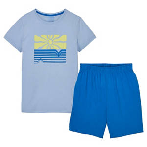 Kinder Sommer Pyjama, Blau, 146/152