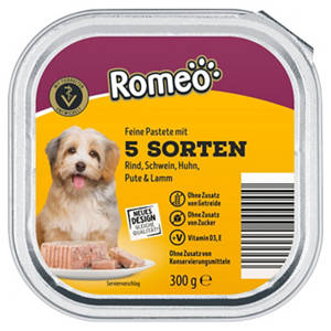 Classic Hund Nass 300 g, 5 Fleischvarian