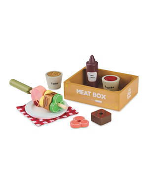 Wooden BBQ Play Food Sets
