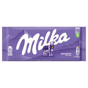 Tafelschokolade 90 g, Alpenmilch