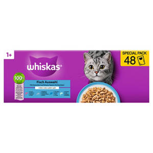 Whiskas 48er-Pack, Fisch