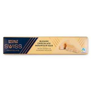 Milk Chocolate Almonds & Honey Swiss Mountain Bar