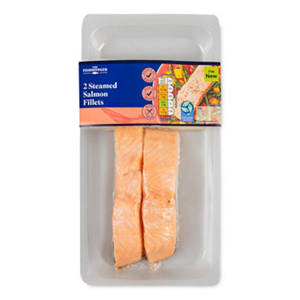 Steamed Salmon Fillets