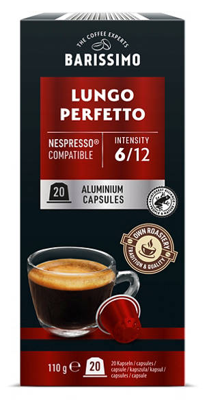 Kaffeekapseln Lungo Perfetto 20 Stück