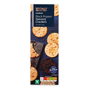Gourmet Black Pepper Savoury Crackers